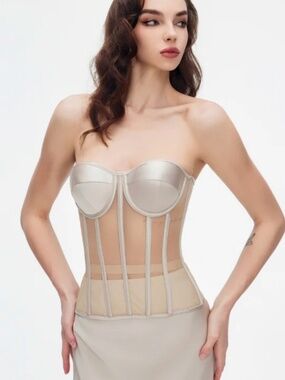 Perfect Corset M Beige C/D cup